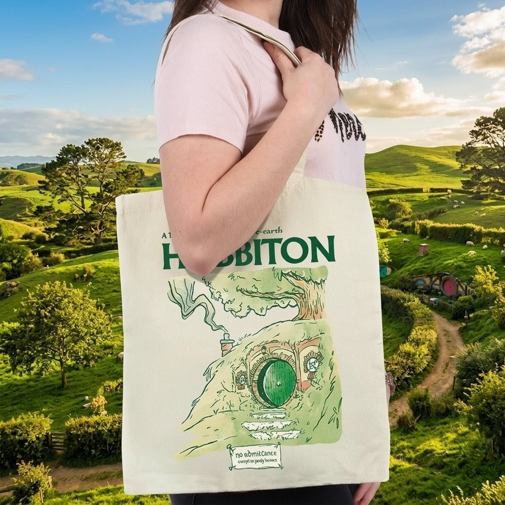 Tote bag Hobbiton