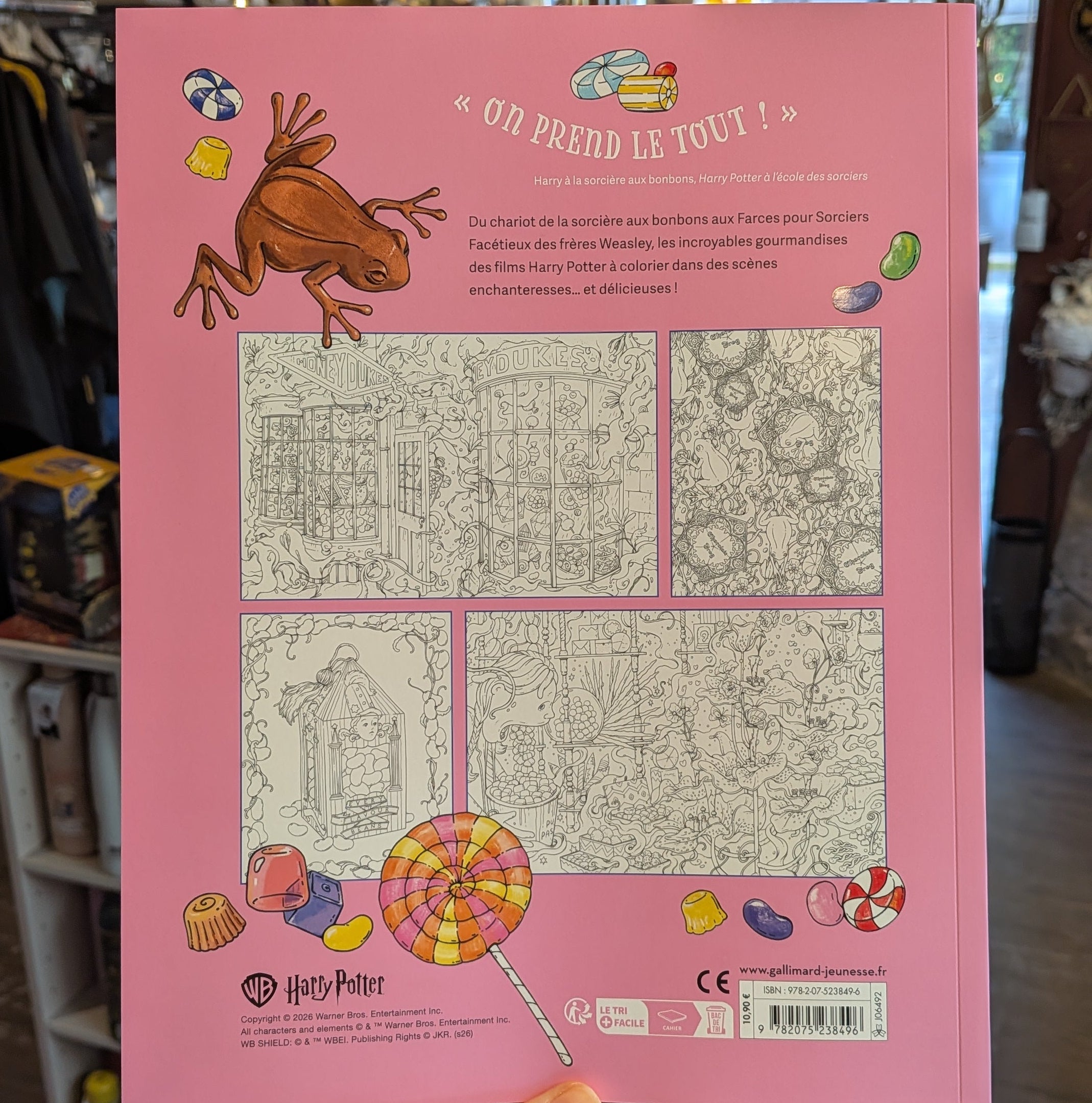 Livre de coloriage de Harry potter: Honeydukes