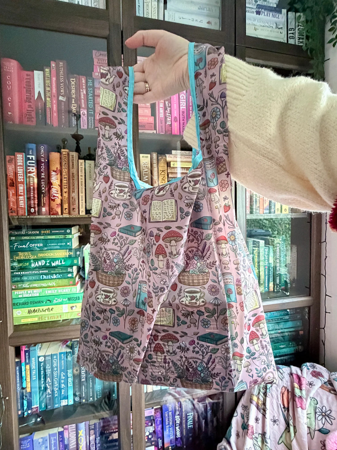 Sac shopping pliable - Cottage Core