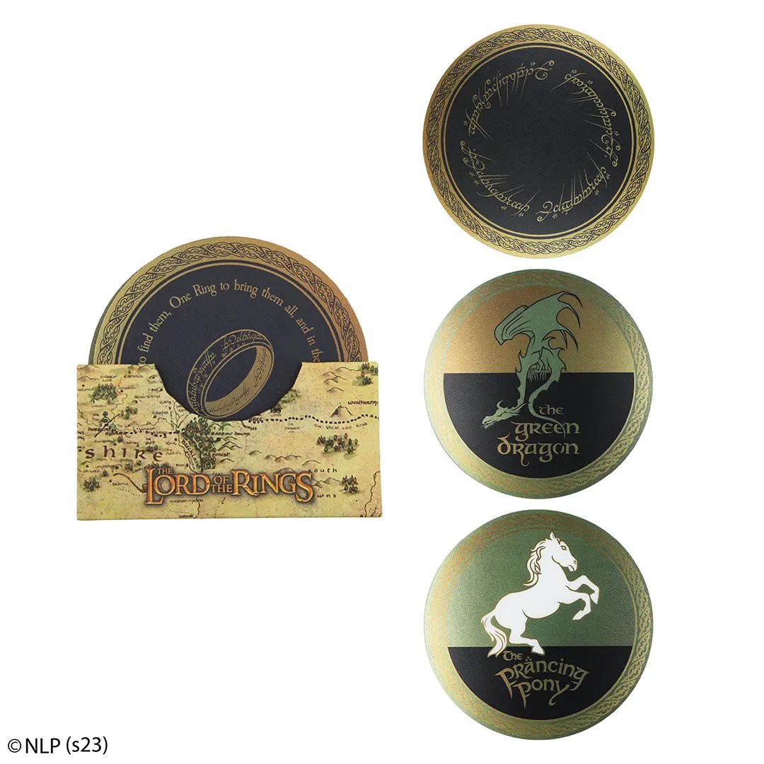 Lot de 4 sous - verre - Le Seigneur des Anneaux - La Muchette