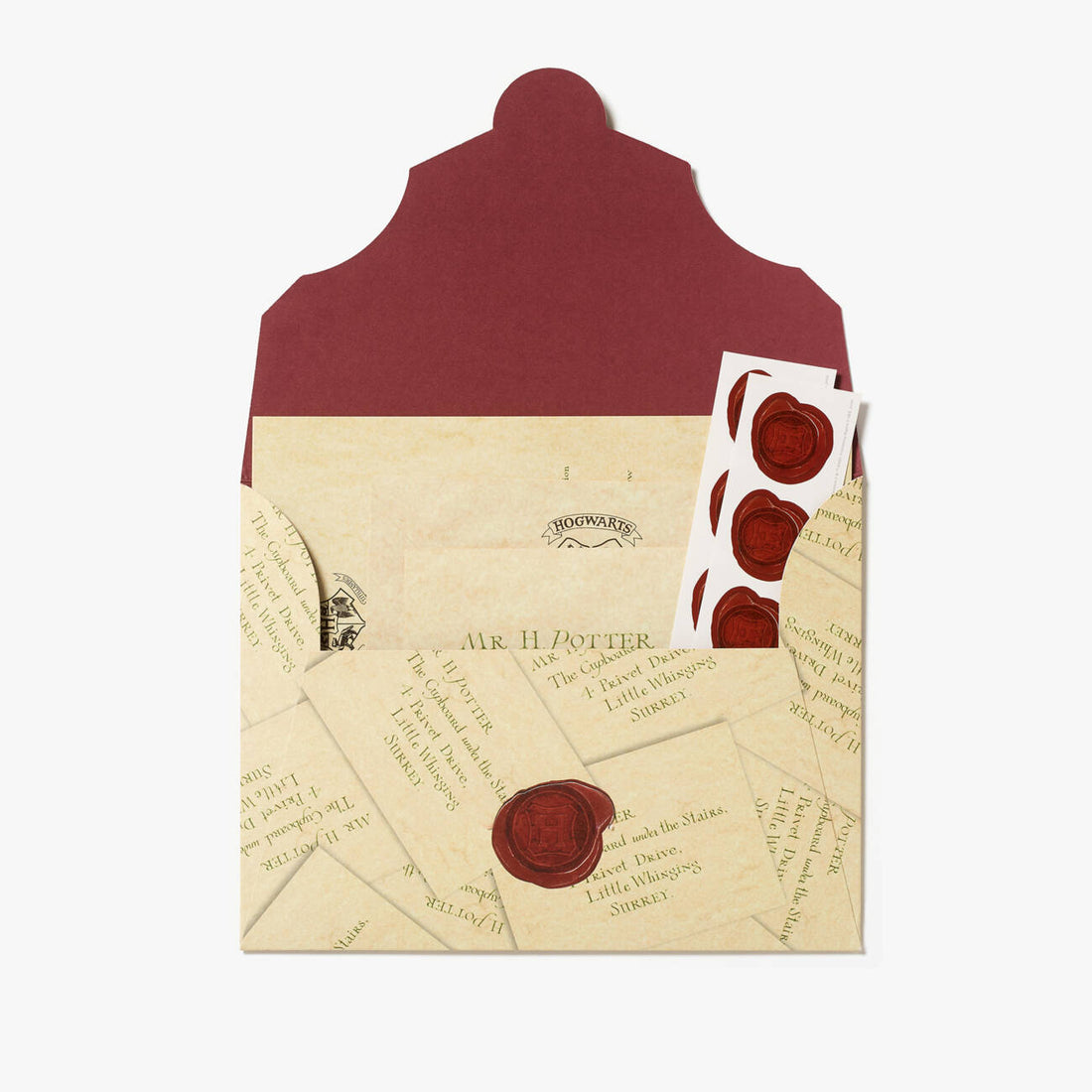 Set d’écriture lettre d'acceptation de Poudlard– 25 ans de magie