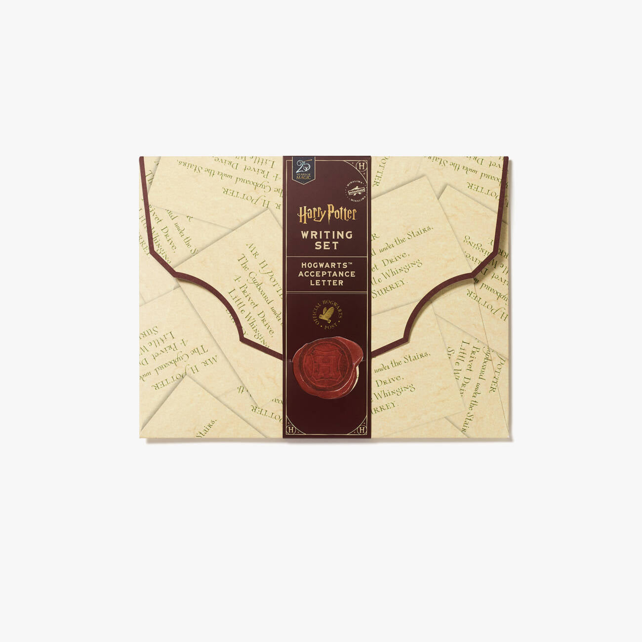Set d’écriture lettre d'acceptation de Poudlard– 25 ans de magie