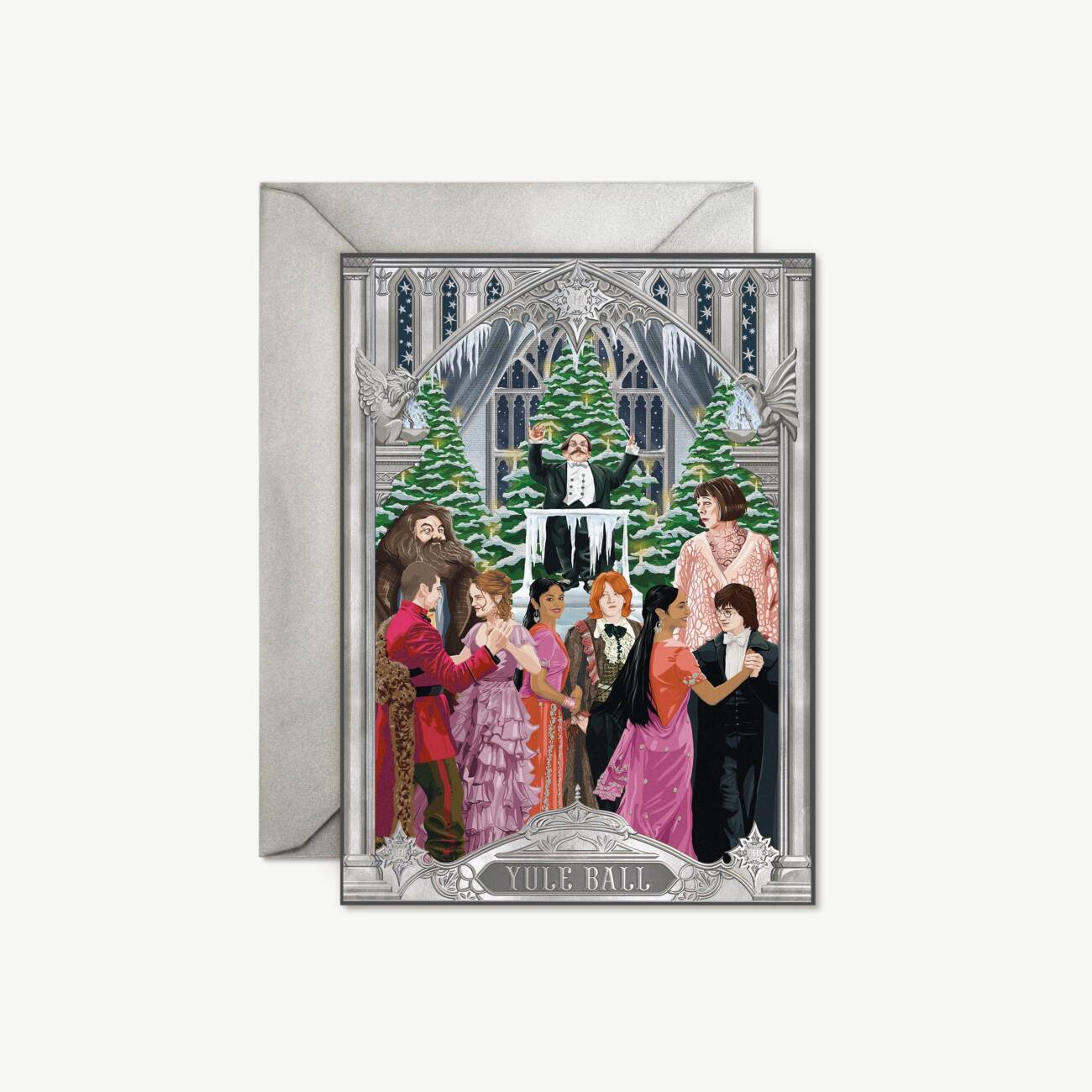 Set de 5 cartes MinaLima - Valse des champions au Yule Ball - La Muchette