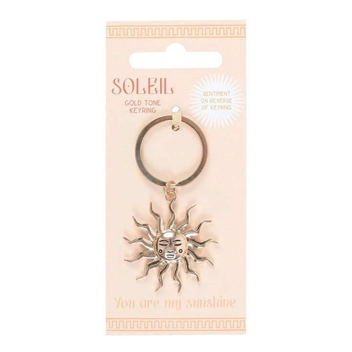 Porte-clés - Soleil doré