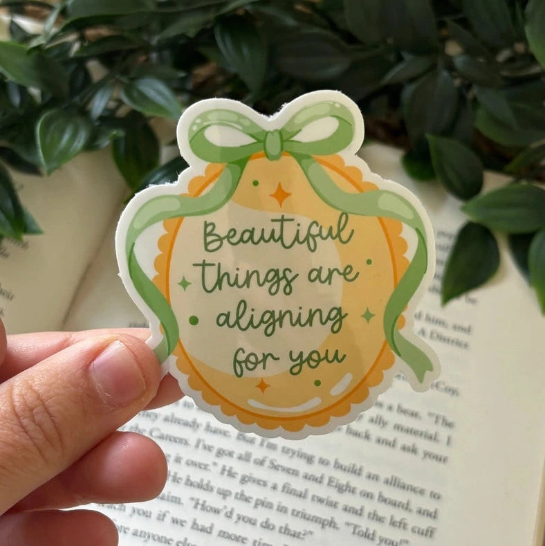 Sticker De belles choses s'alignent pour toi - La Muchette