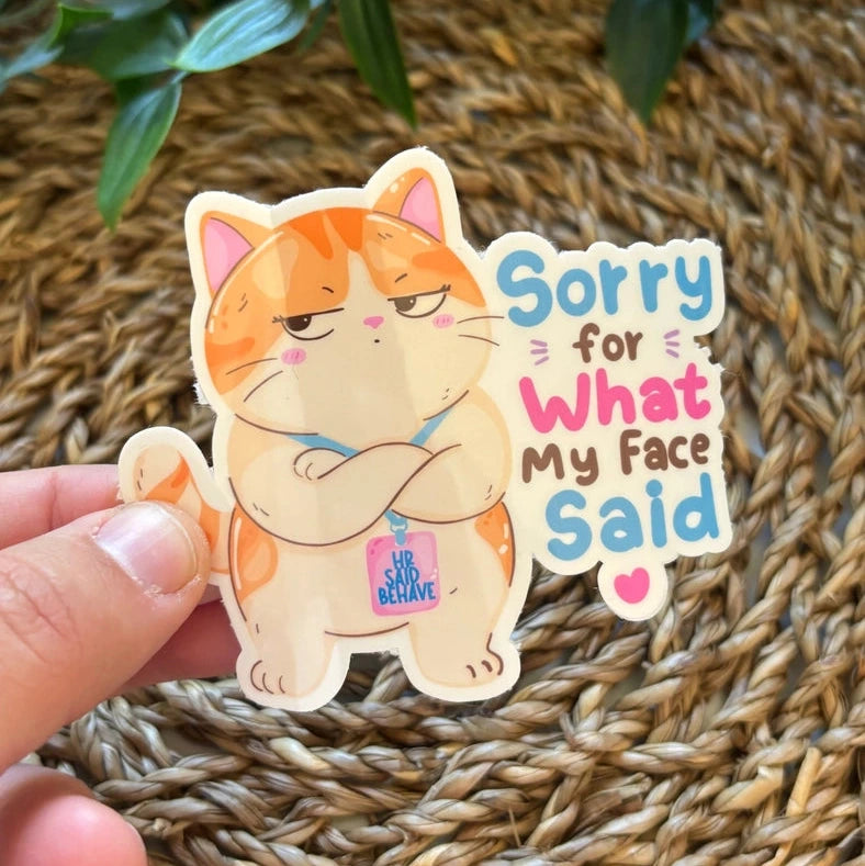 Sticker Chat Sarcastique