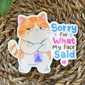 Sticker Chat Sarcastique