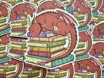 Sticker - Dragon endormi