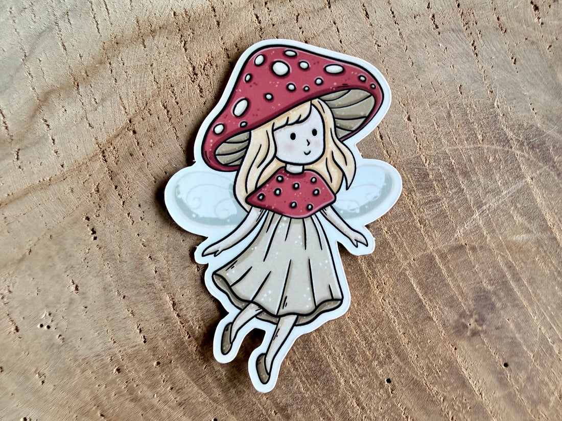 Sticker Fée Champignon