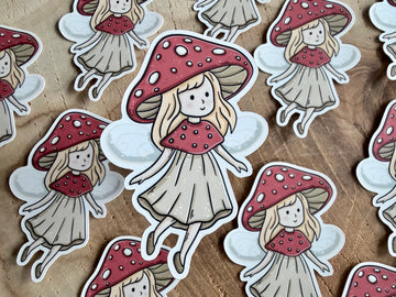 Sticker Fée Champignon