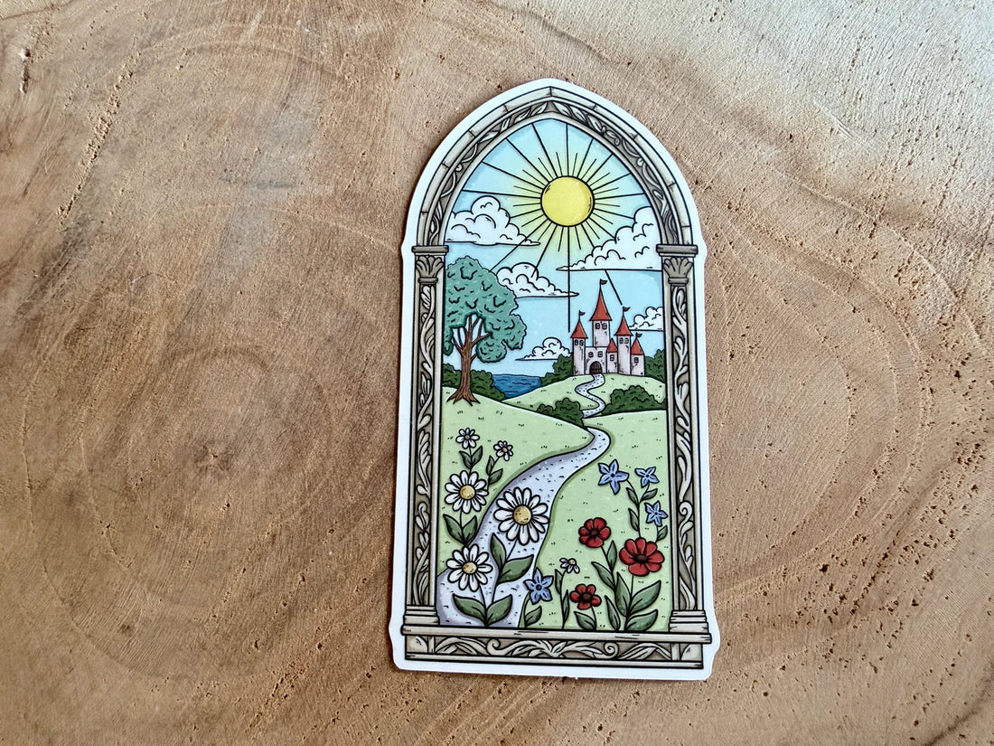 Sticker - Fenêtre Château