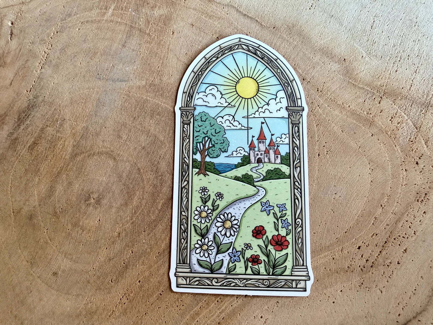 Sticker - Fenêtre Château