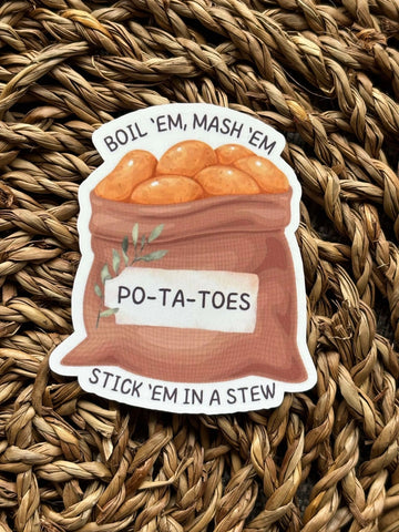 Sticker Po-Ta-Toes