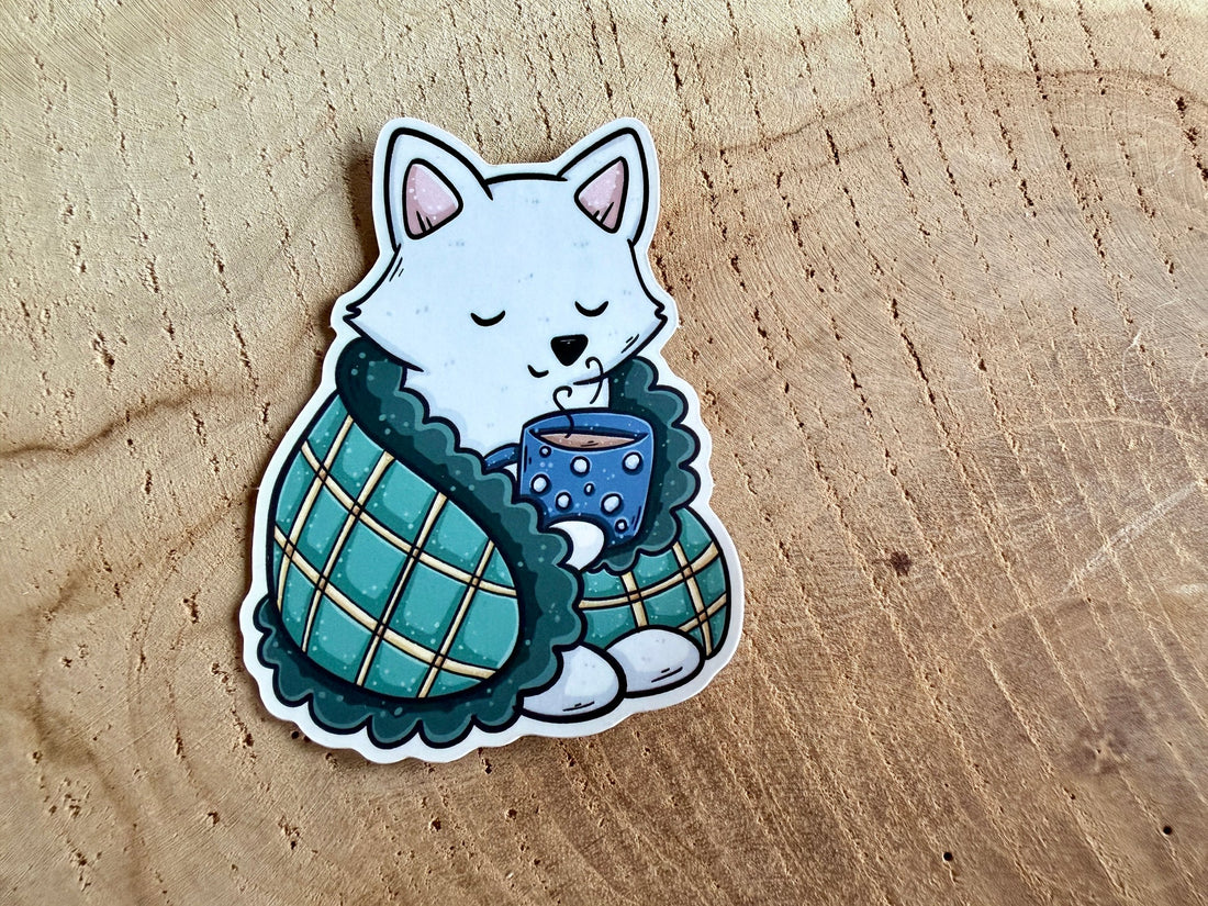 Sticker Renard Cosy