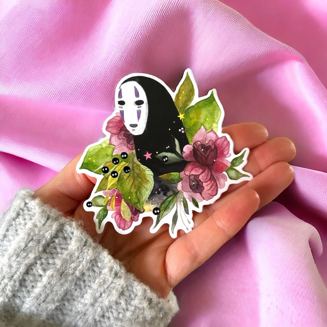 Sticker Sans-Visage Aquarelle
