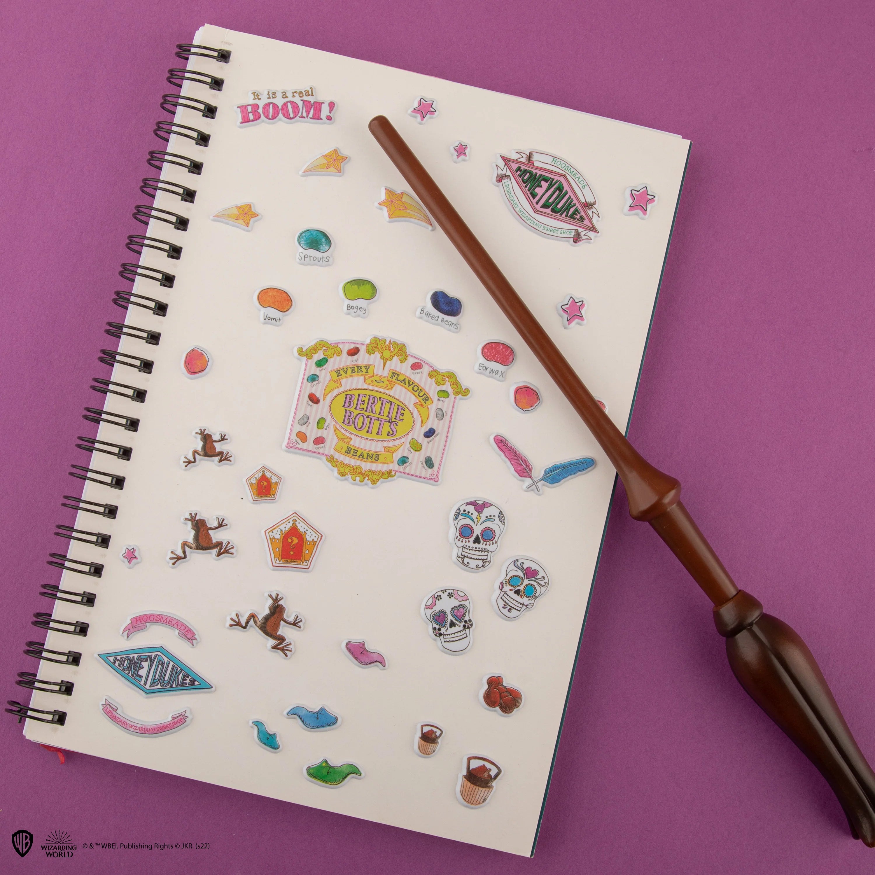 Stickers en mousse - Honeydukes