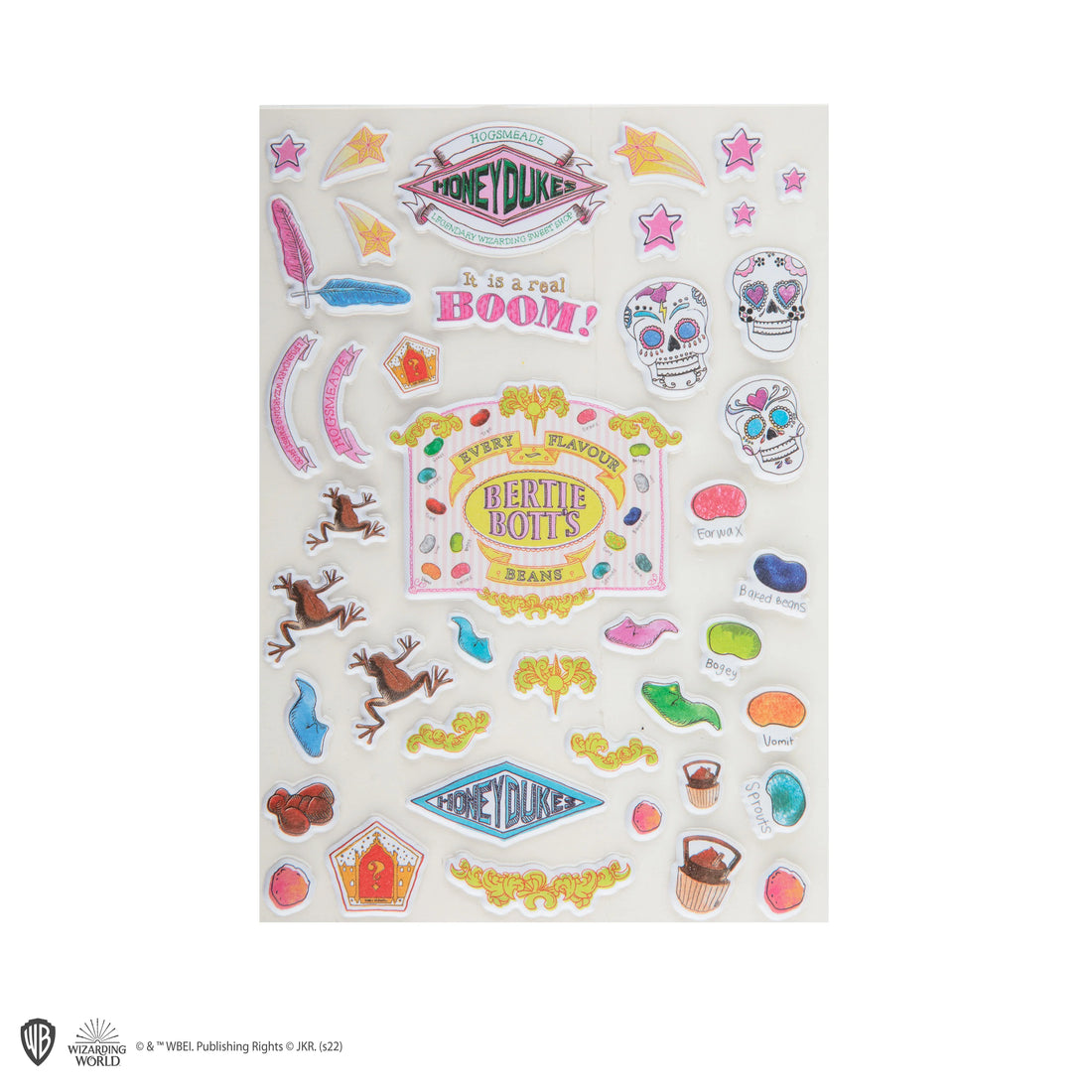 Stickers en mousse - Honeydukes