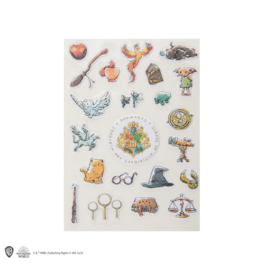 Stickers en mousse - Items de Poudlard