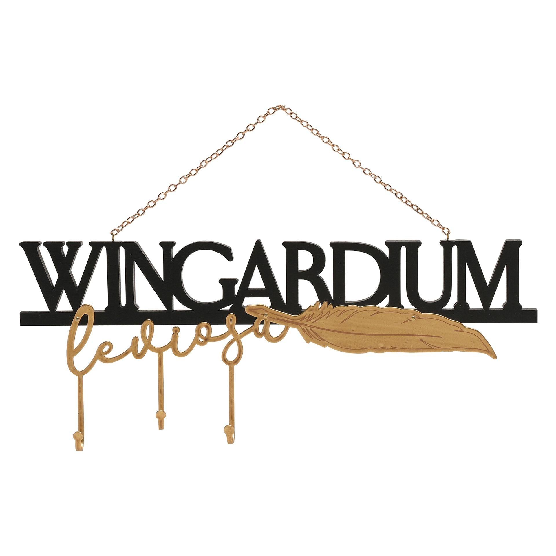Suspension avec crochets pour clés - Wingardium Leviosa - La Muchette