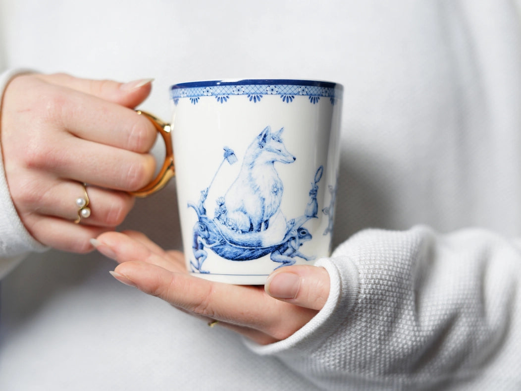 Tasse faïence Renard