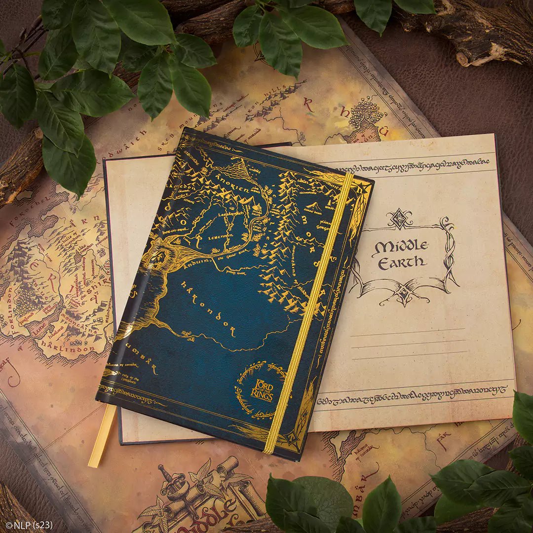 Carnet rigide avec Carte de la Terre du Milieu incluse - La Muchette
