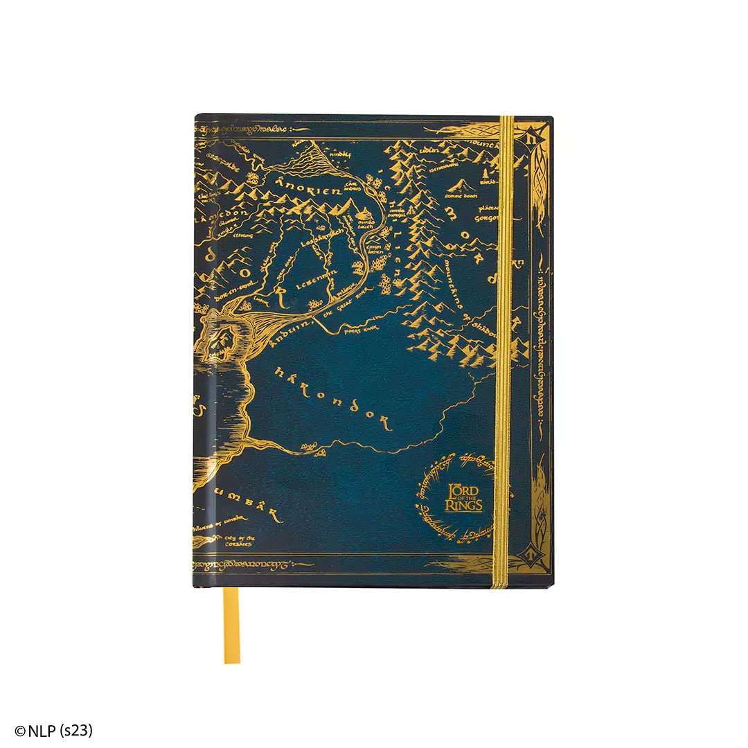 Carnet rigide avec Carte de la Terre du Milieu incluse - La Muchette