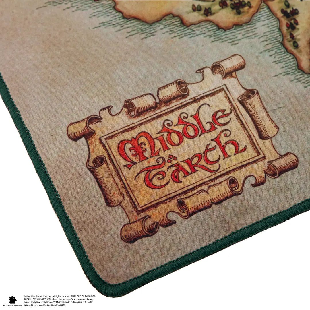 Tapis de bureau - Carte Terre du Milieu - La Muchette