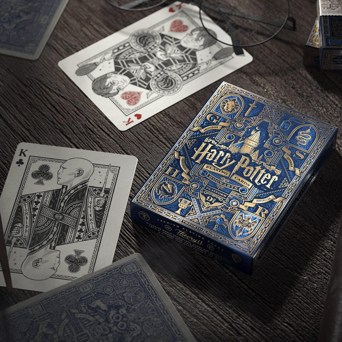 Jeu de cartes Harry Potter - Version bleue