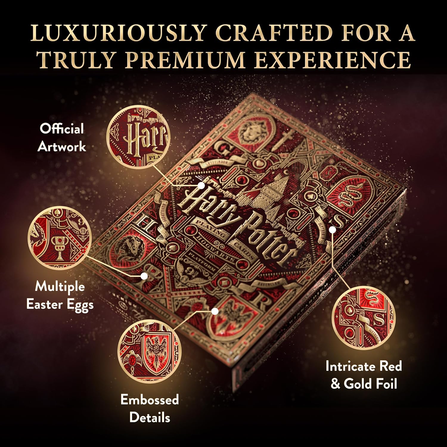 Jeu de cartes Harry Potter - Version rouge
