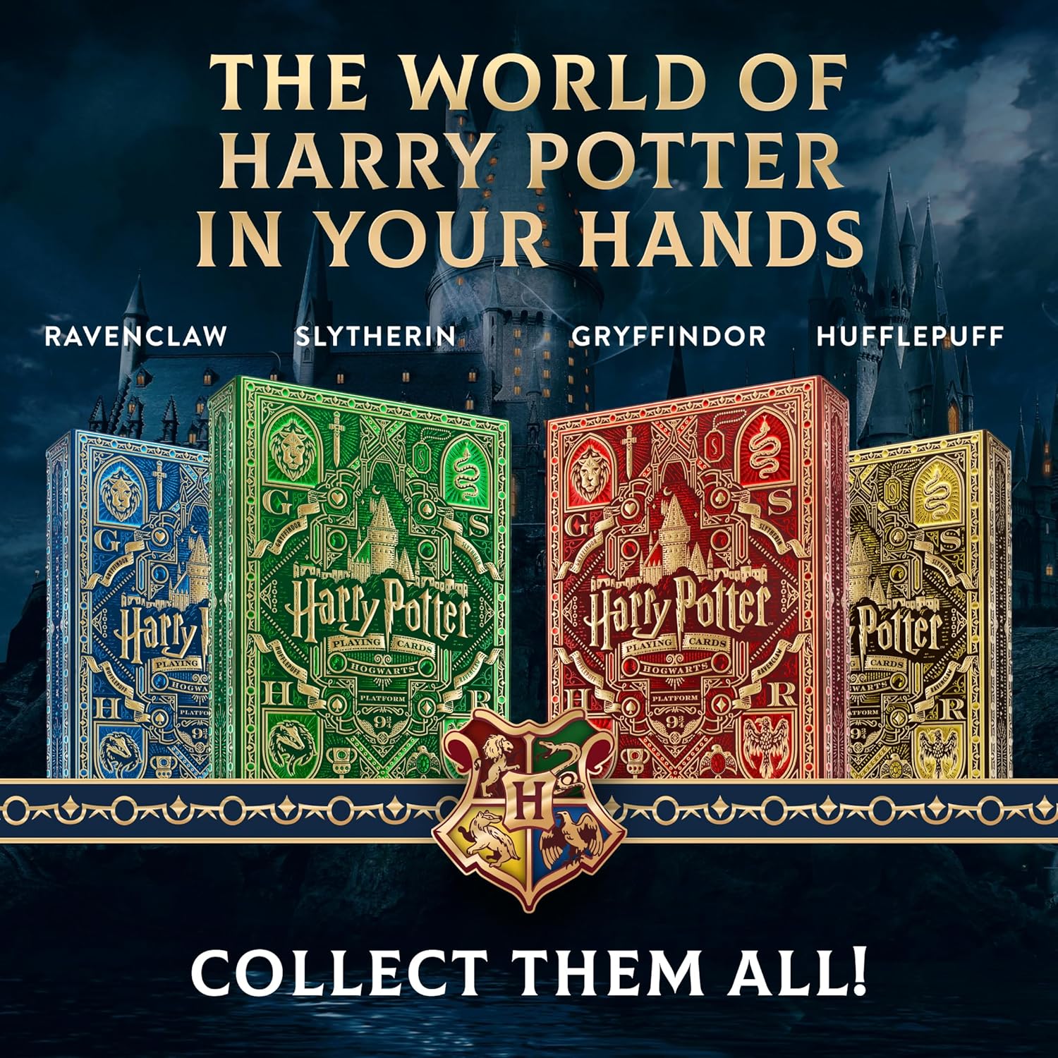 Jeu de cartes Harry Potter - Version verte - La Muchette