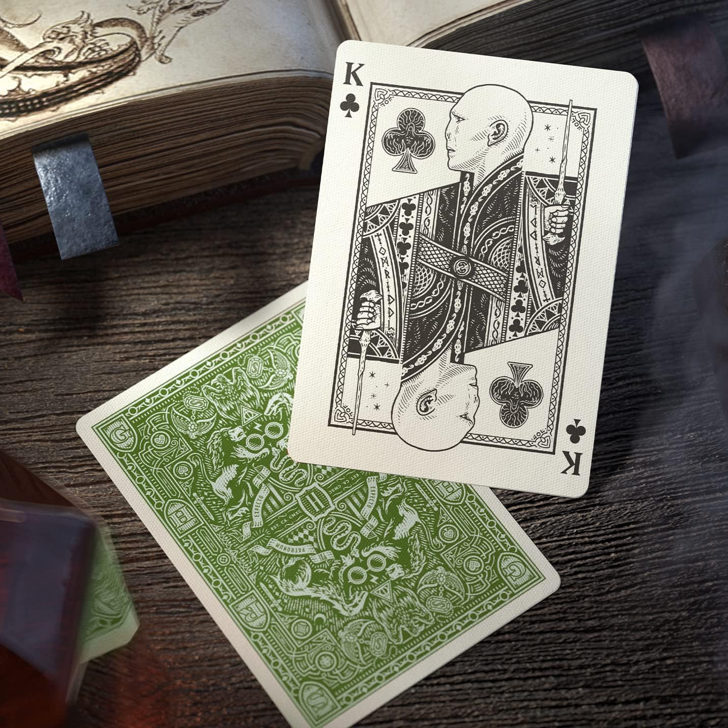 Jeu de cartes Harry Potter - Version verte - La Muchette
