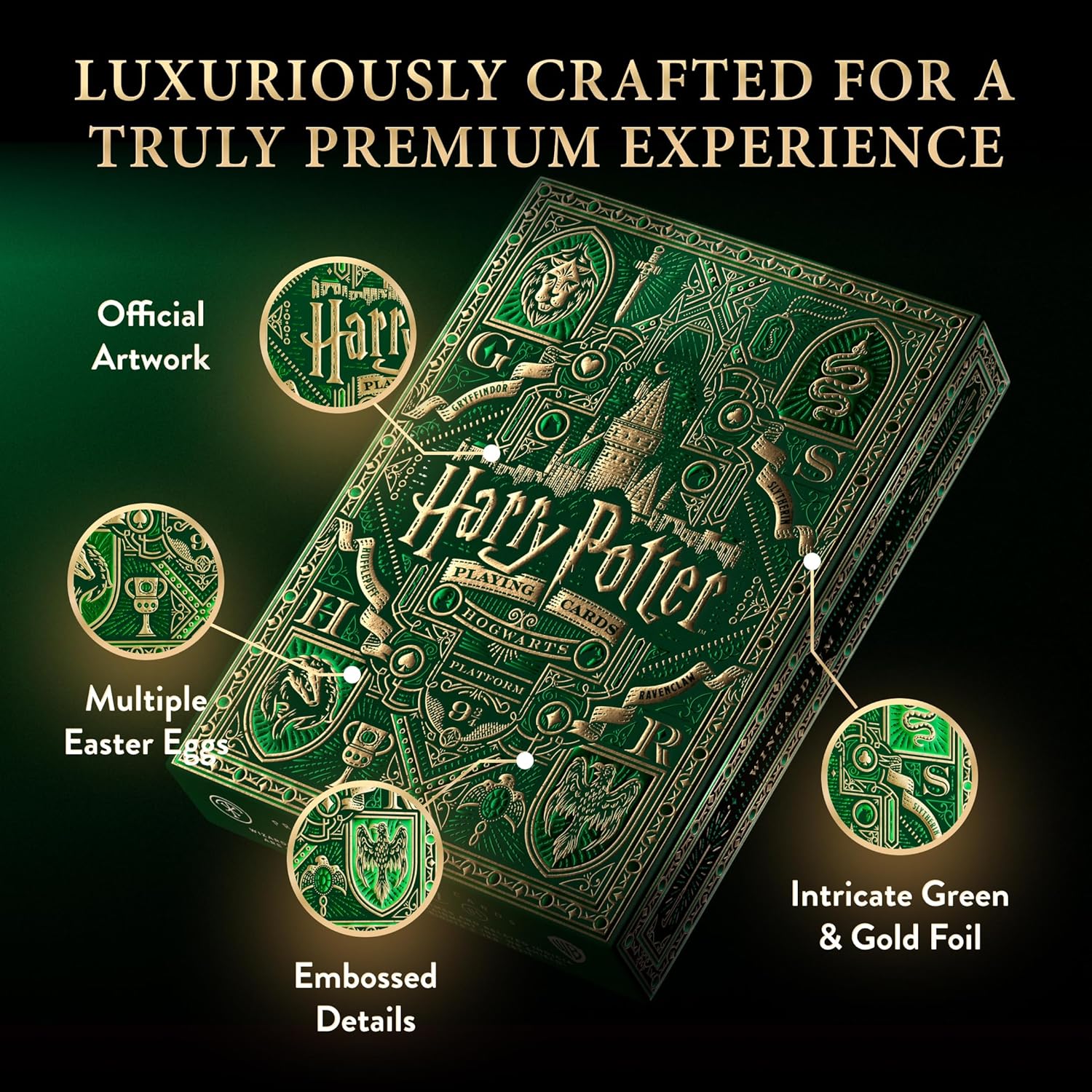 Jeu de cartes Harry Potter - Version verte - La Muchette