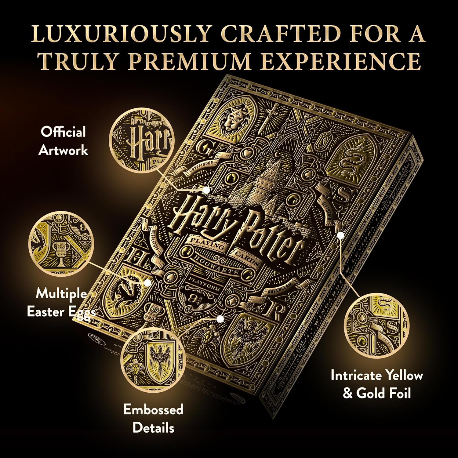 Jeu de cartes Harry Potter - Version jaune - La Muchette
