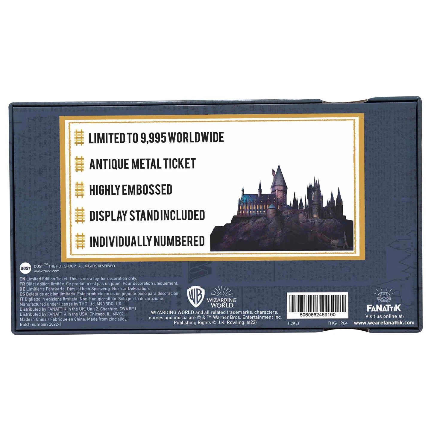 Ticket Poudlard Express - Edition Limitée