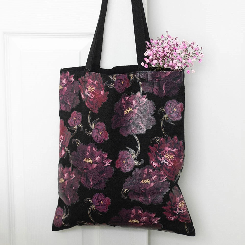 Tote Bag floral - Dark Romance