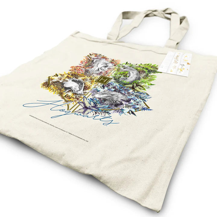 Tote bag - Emblème floraux