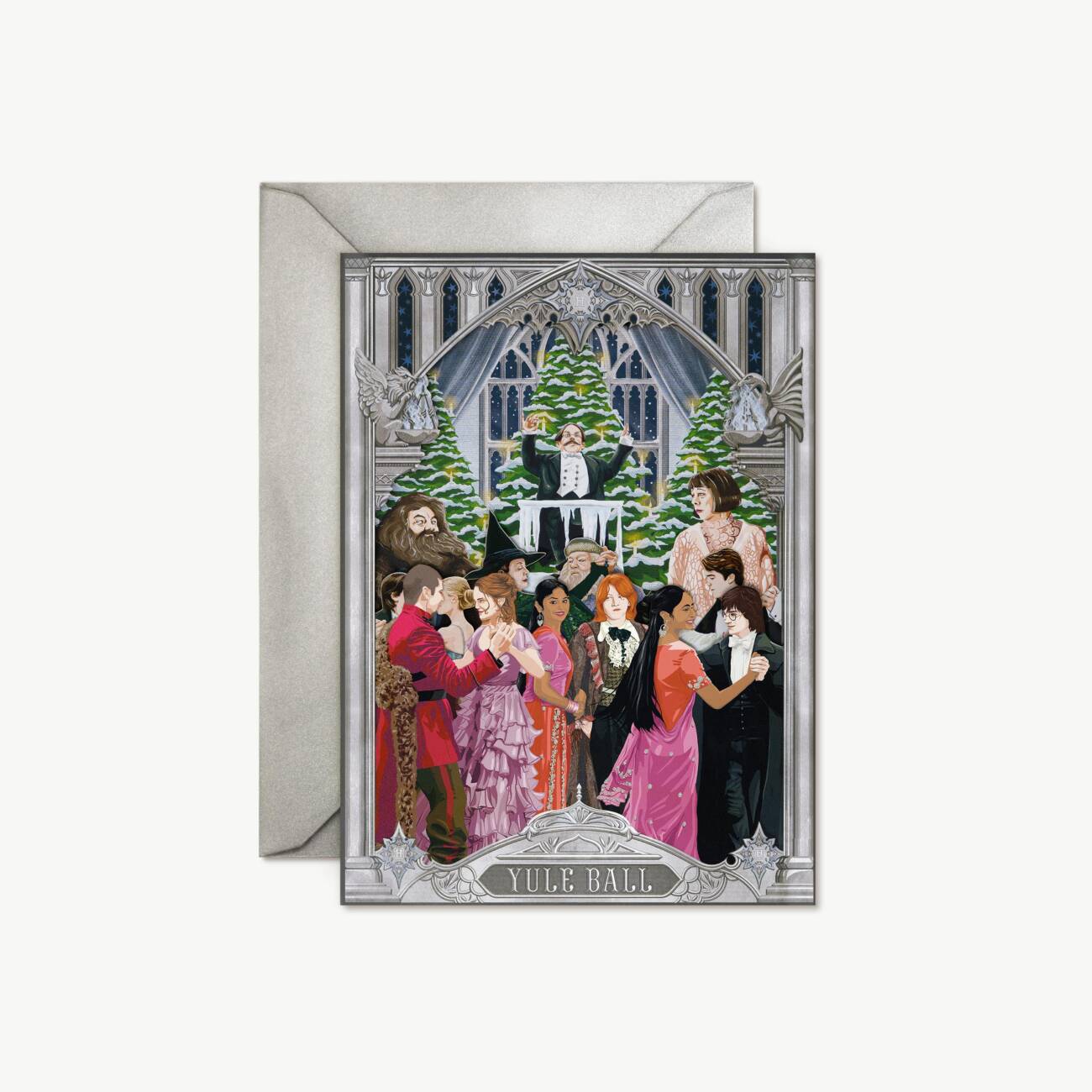 Carte 3D de Noël - Valse des champions au Yule Ball - La Muchette