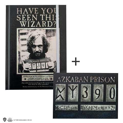 Carnet rigide et marque-page - Sirius Azkaban - La Muchette