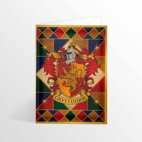 Carte 2 volets Gryffondor Crest - La Muchette