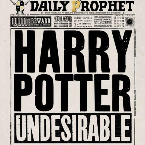 Carte de voeux - Daily Prophet - Harry Potter Undesirable No-1 - La Muchette