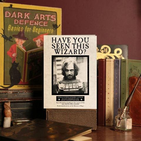 Carte de voeux lenticulaire Harry Potter - Have you seen this wizard? - La Muchette