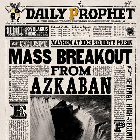 Carte de voeux lenticulaire Mass Breakout From Azkaban - La Muchette