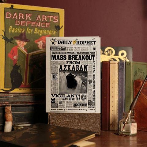 Carte de voeux lenticulaire Mass Breakout From Azkaban - La Muchette