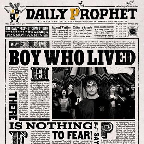 Carte de voeux lenticulaire The Daily Prophet - Boy Who Lived - La Muchette