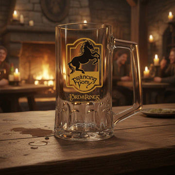Chope à Bière Poney Fringant (Prancing Pony) - La Muchette