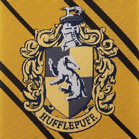 Cravate kid Poufsouffle - logo tissé - La Muchette