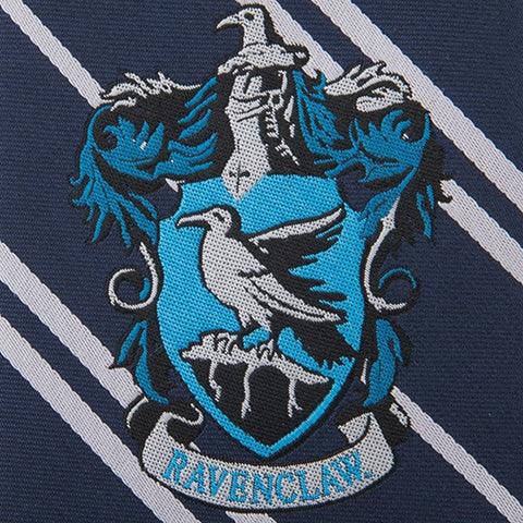 Cravate Serdaigle - Logo tissé - Harry Potter - La Muchette