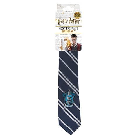 Cravate Serdaigle - Logo tissé - Harry Potter - La Muchette