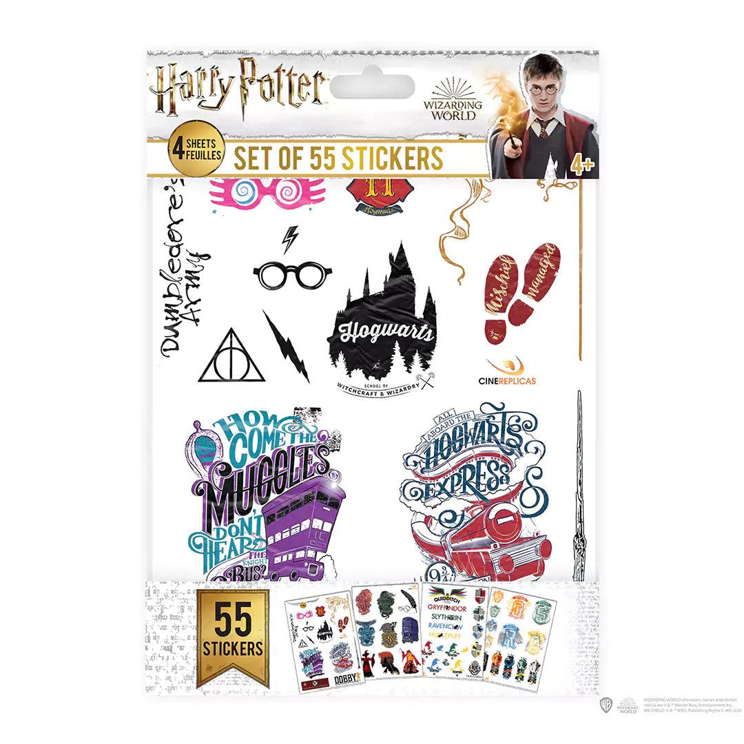 Ensemble de 55 stickers Harry Potter - La Muchette