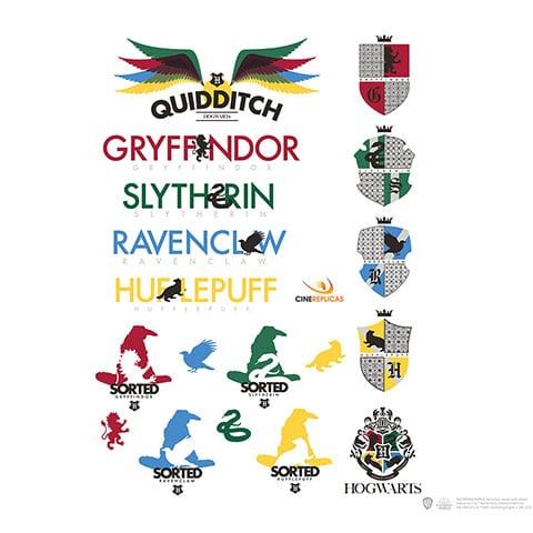 Ensemble de 55 stickers Harry Potter - La Muchette